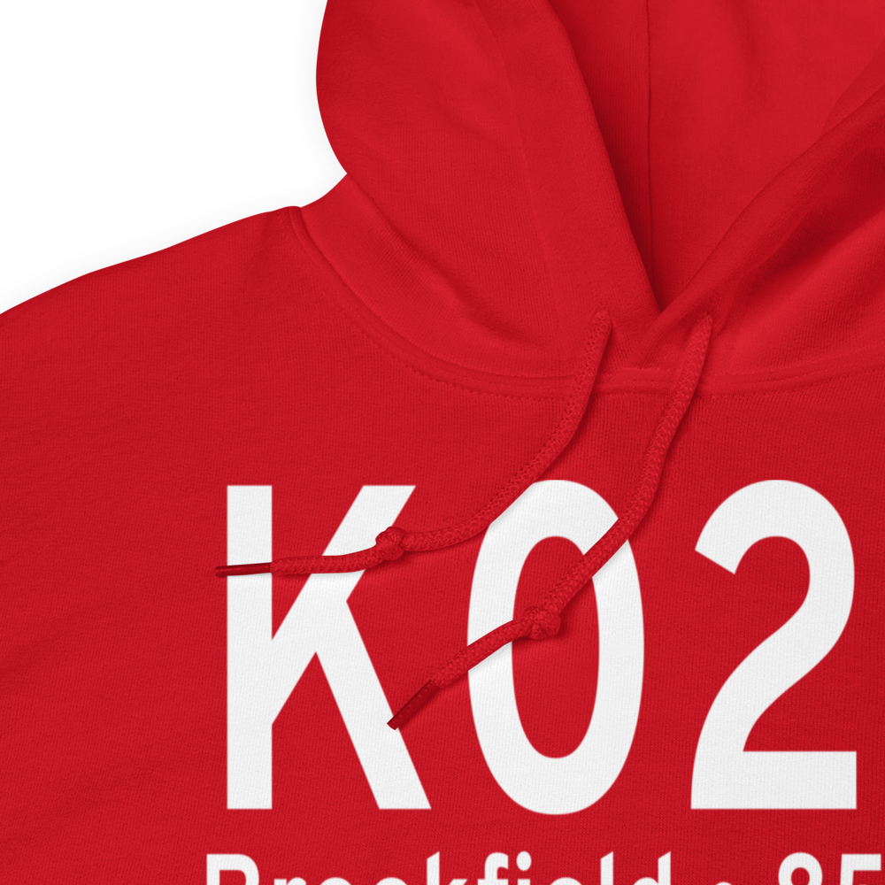Capitol Airport (K02C) ICAO Hoodie Sweatshirt 