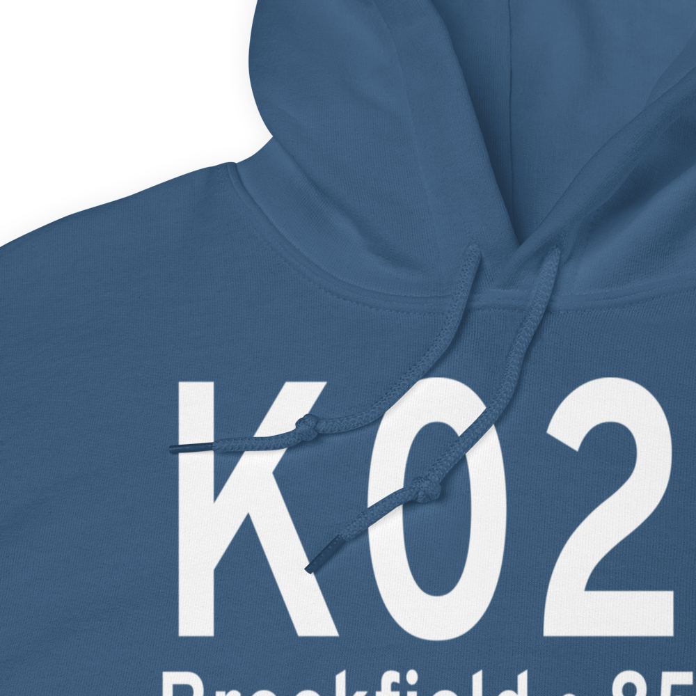 Capitol Airport (K02C) ICAO Hoodie Sweatshirt 