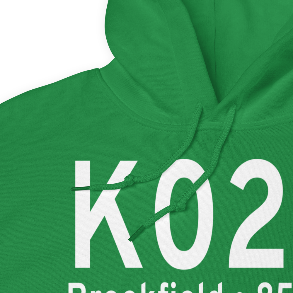 Capitol Airport (K02C) ICAO Hoodie Sweatshirt 