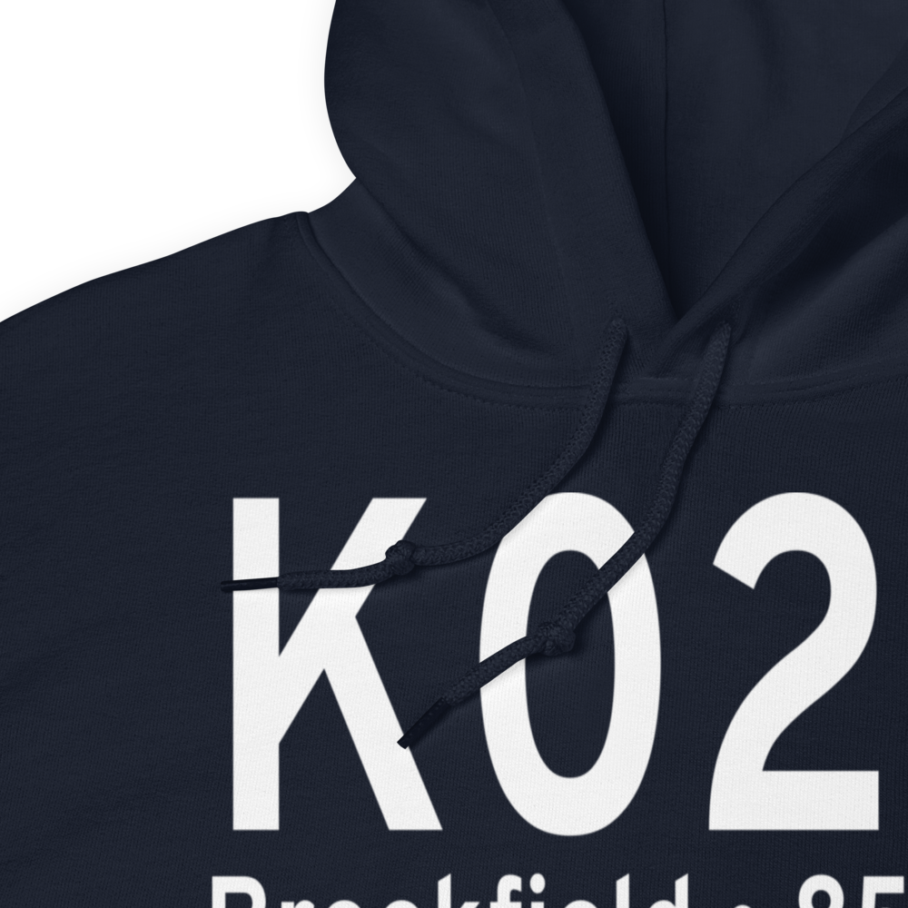 Capitol Airport (K02C) ICAO Hoodie Sweatshirt 