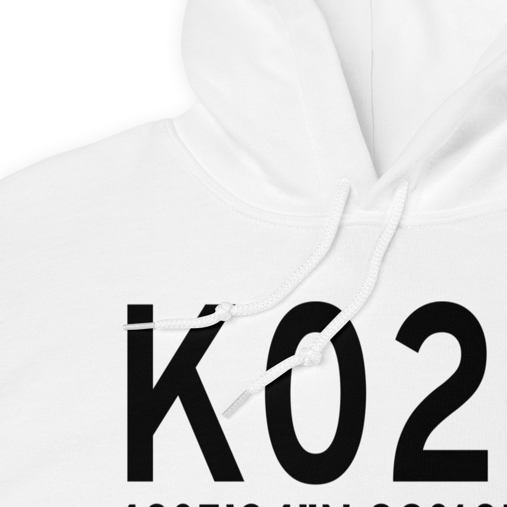 Capitol Airport (K02C) ICAO Hoodie Sweatshirt 