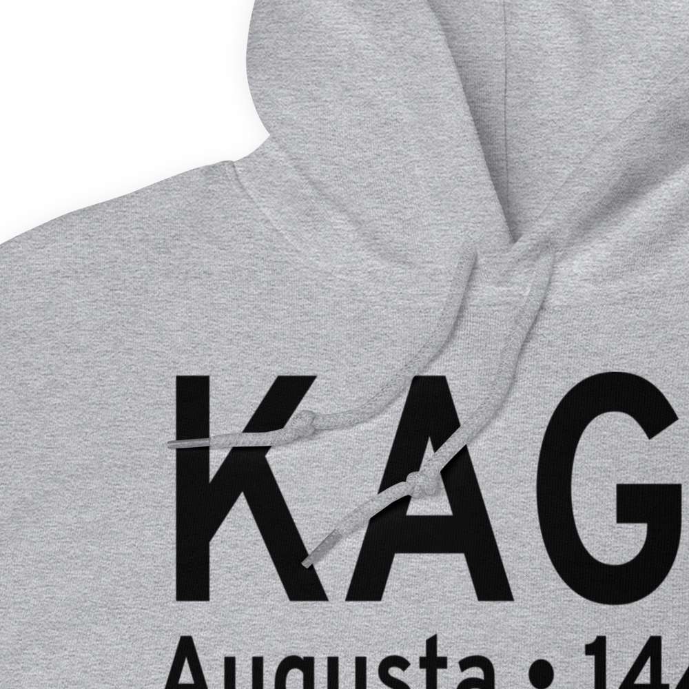 Augusta Regional At Bush Field (KAGS) ICAO Hoodie Sweatshirt 