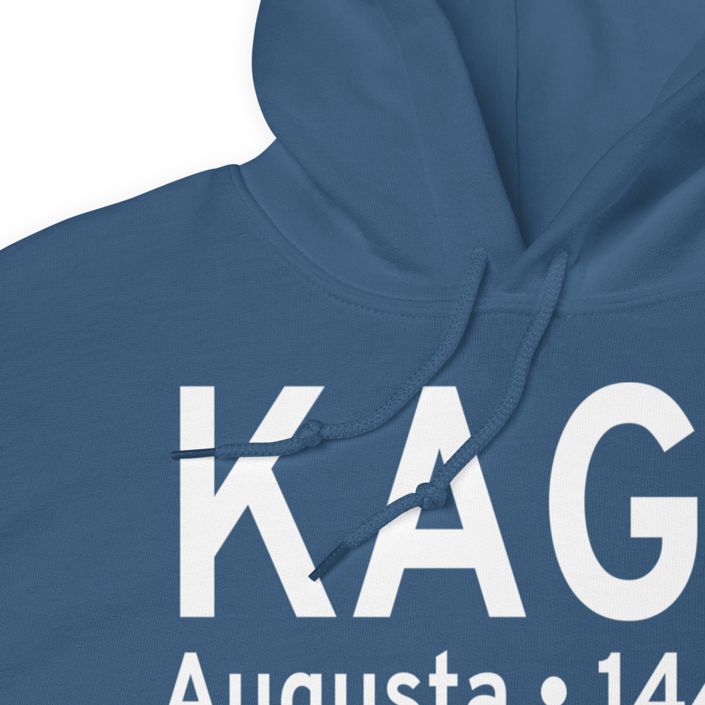 Augusta Regional At Bush Field (KAGS) ICAO Hoodie Sweatshirt 