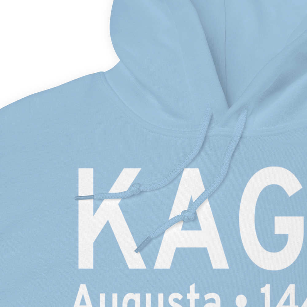 Augusta Regional At Bush Field (KAGS) ICAO Hoodie Sweatshirt 
