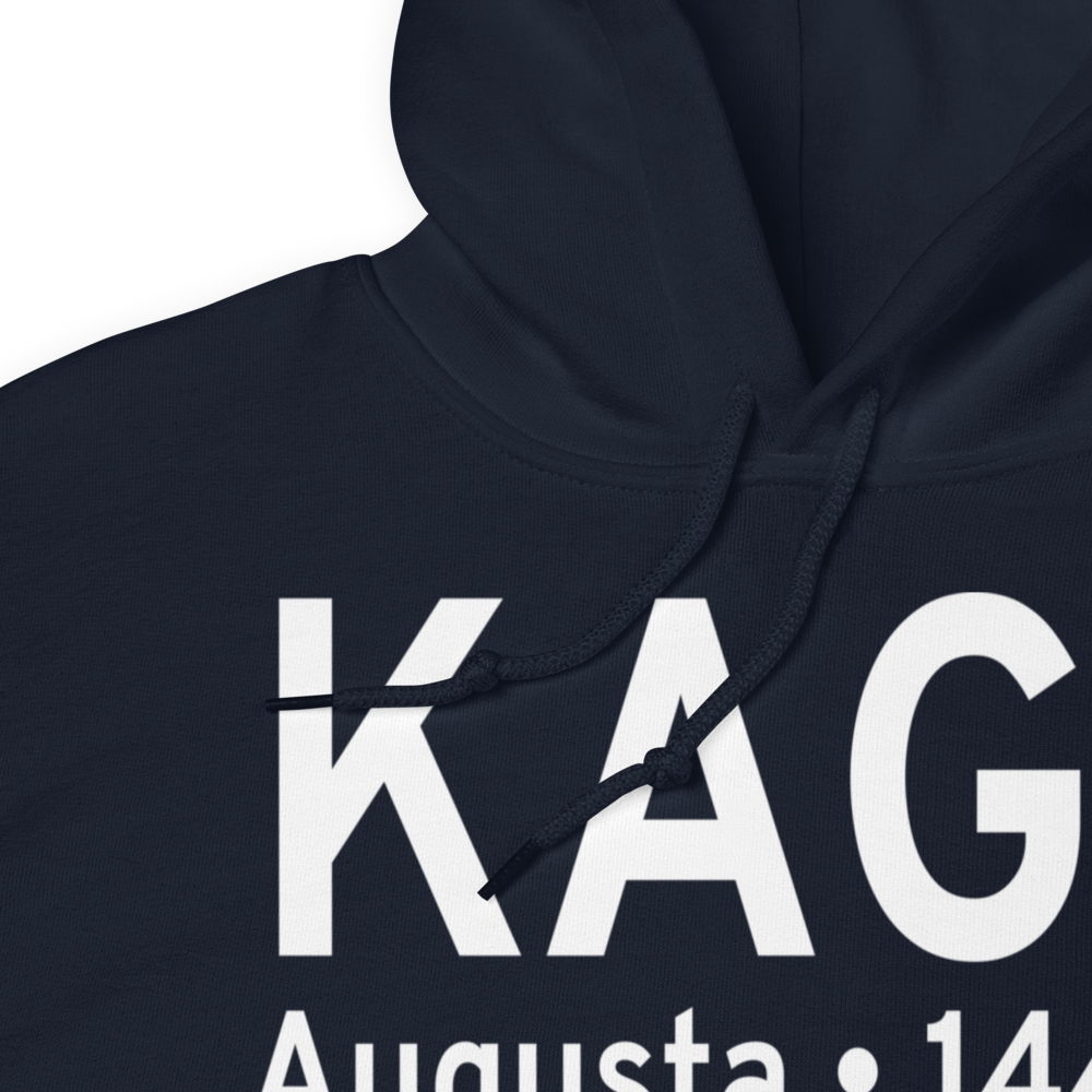 Augusta Regional At Bush Field (KAGS) ICAO Hoodie Sweatshirt 