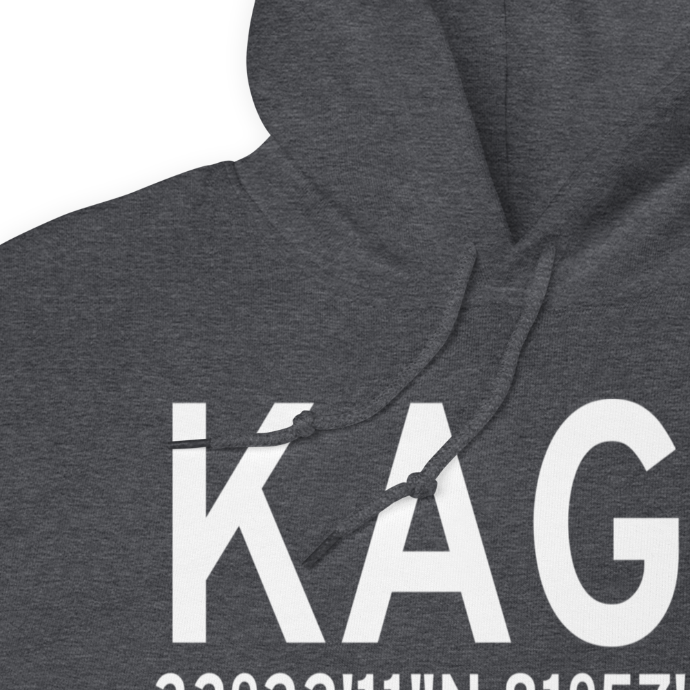 Augusta Regional At Bush Field (KAGS) ICAO Hoodie Sweatshirt 