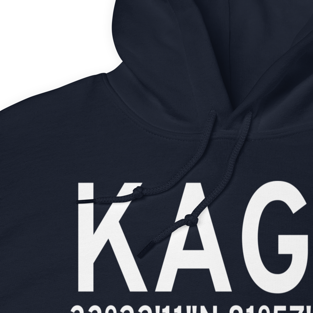 Augusta Regional At Bush Field (KAGS) ICAO Hoodie Sweatshirt 