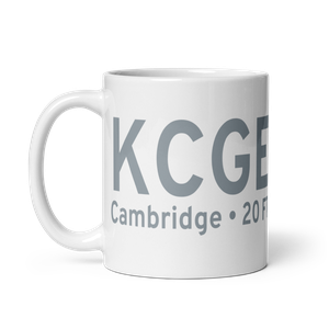 Cambridge Dorchester Airport (KCGE) ICAO Mug