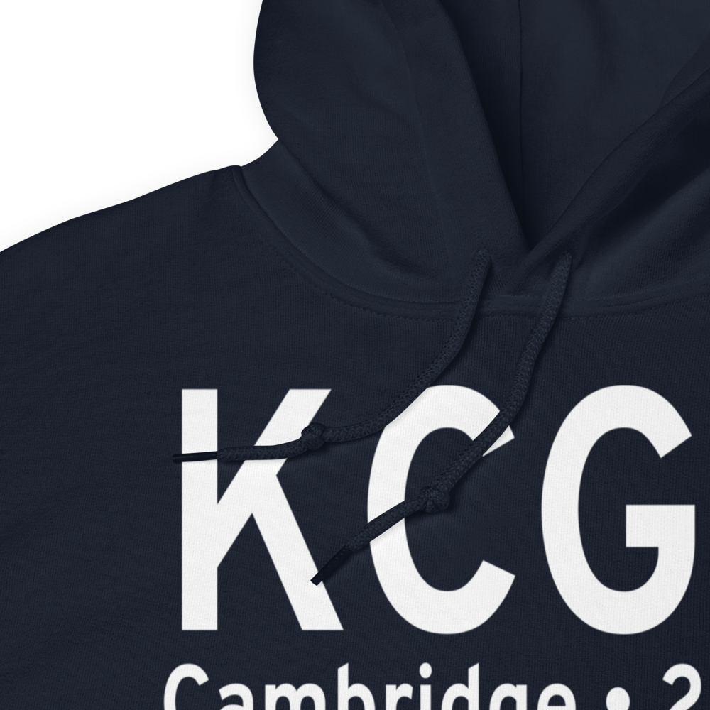 Cambridge Dorchester Airport (KCGE) ICAO Hoodie Sweatshirt 