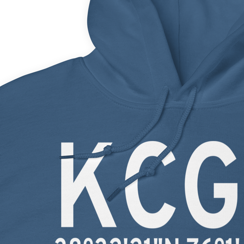 Cambridge Dorchester Airport (KCGE) ICAO Hoodie Sweatshirt 
