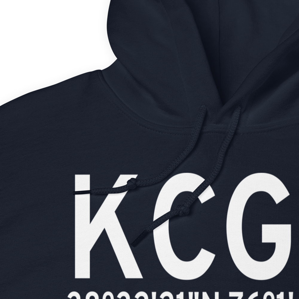Cambridge Dorchester Airport (KCGE) ICAO Hoodie Sweatshirt 