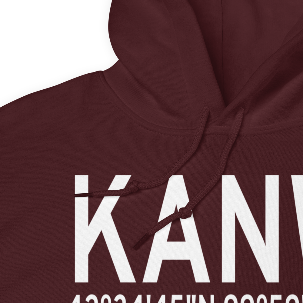 Ainsworth Regional Airport (KANW) ICAO Hoodie Sweatshirt 