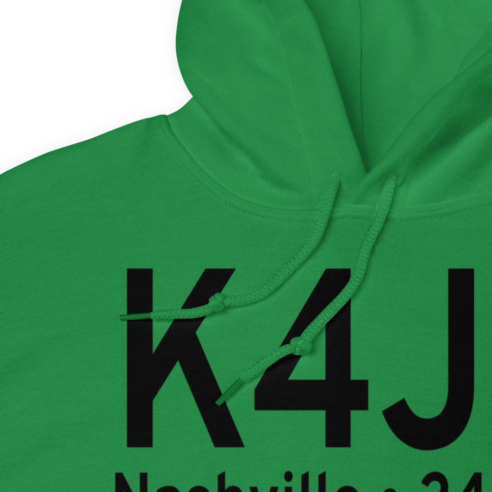 Berrien County Airport (K4J2) ICAO Hoodie Sweatshirt 