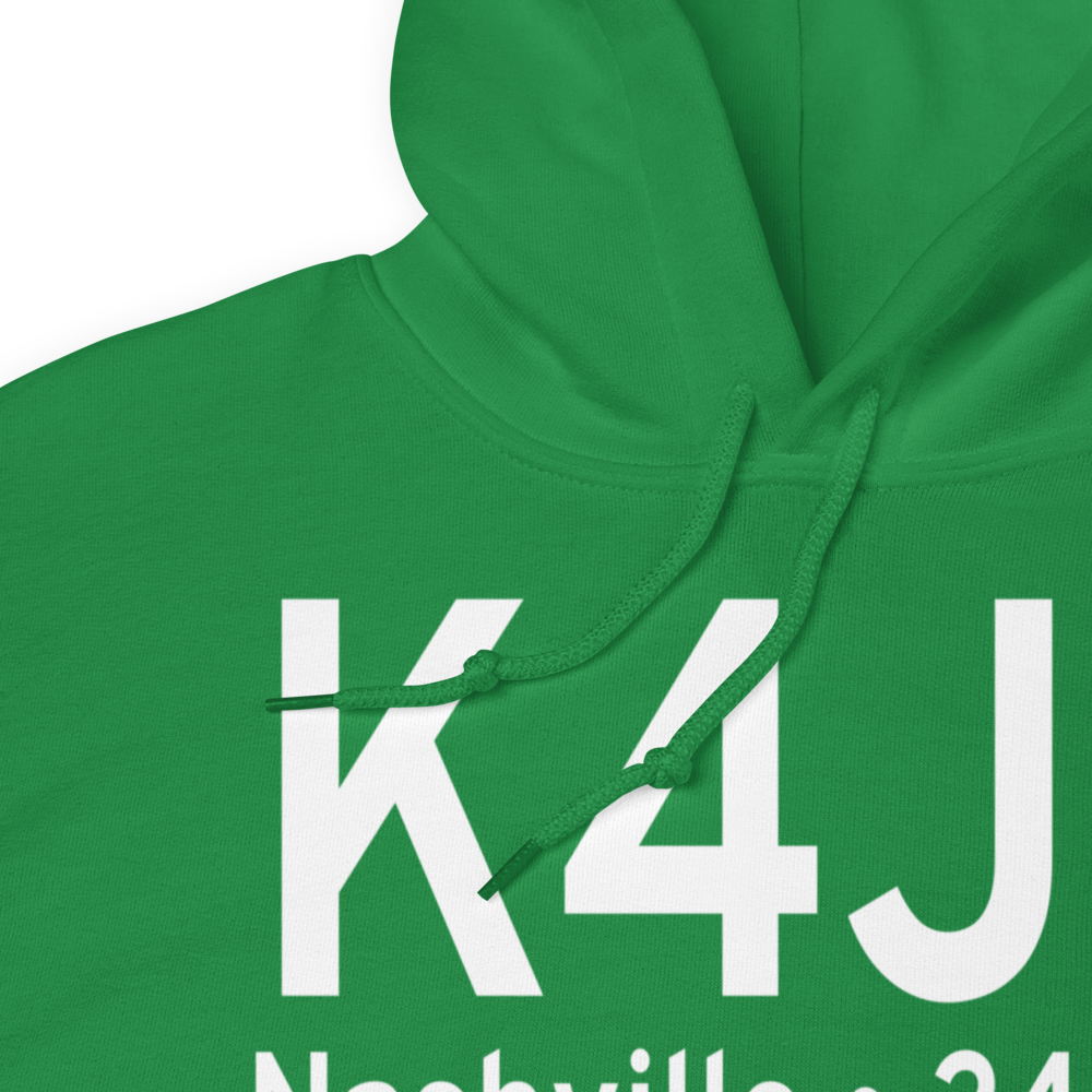 Berrien County Airport (K4J2) ICAO Hoodie Sweatshirt 