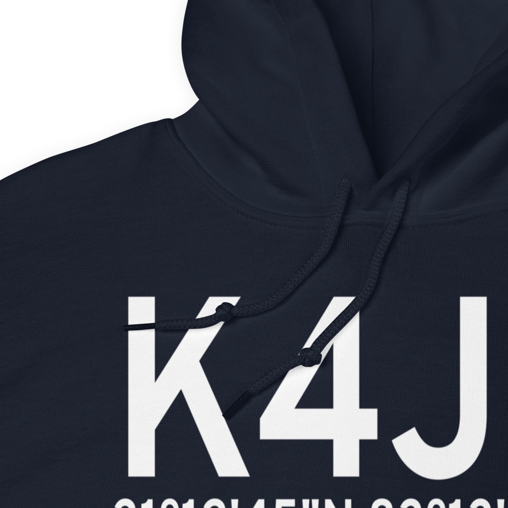 Berrien County Airport (K4J2) ICAO Hoodie Sweatshirt 