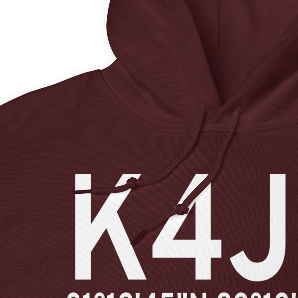 Berrien County Airport (K4J2) ICAO Hoodie Sweatshirt 