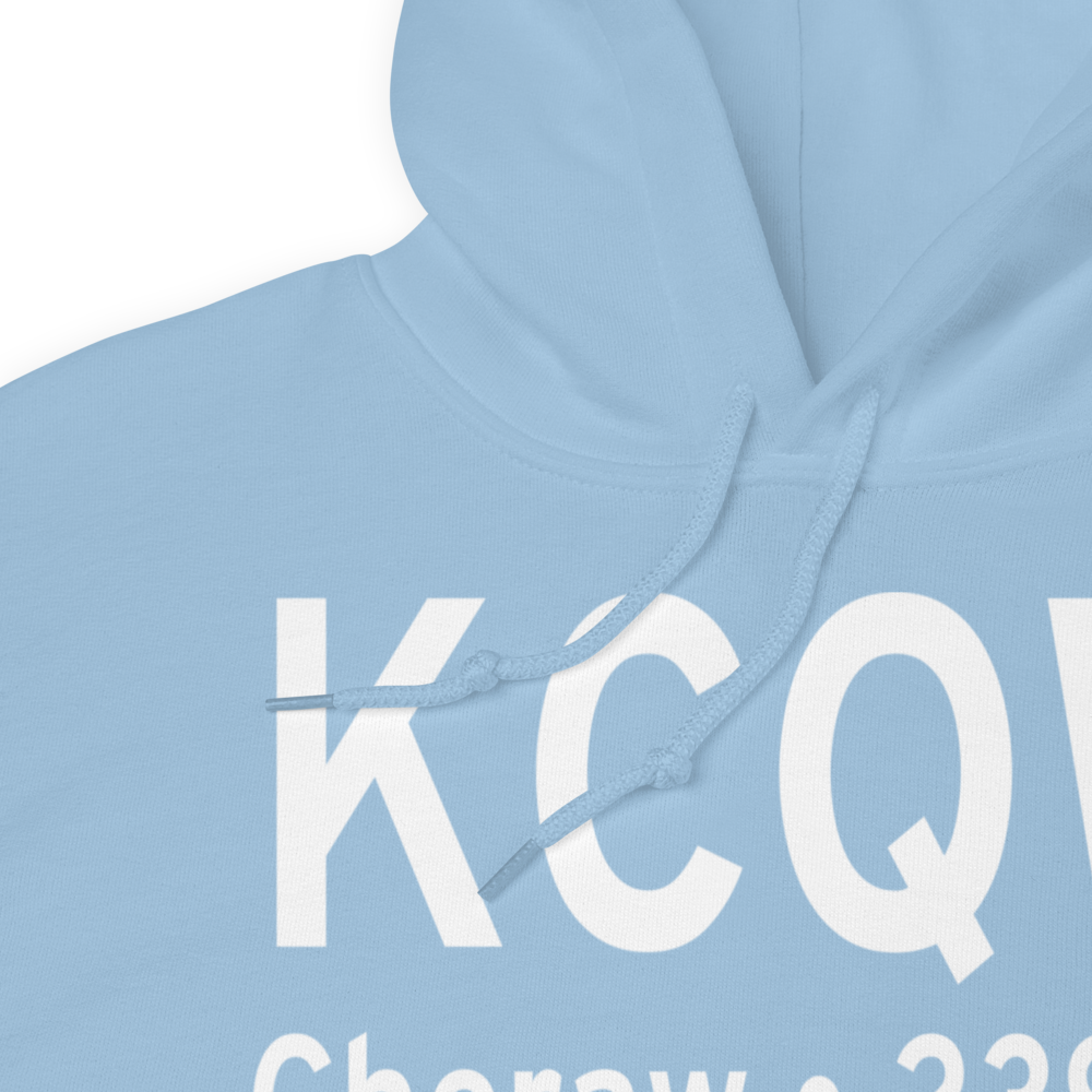 Cheraw Municipal Airport/Lynch Bellinger Field (KCQW) ICAO Hoodie Sweatshirt 