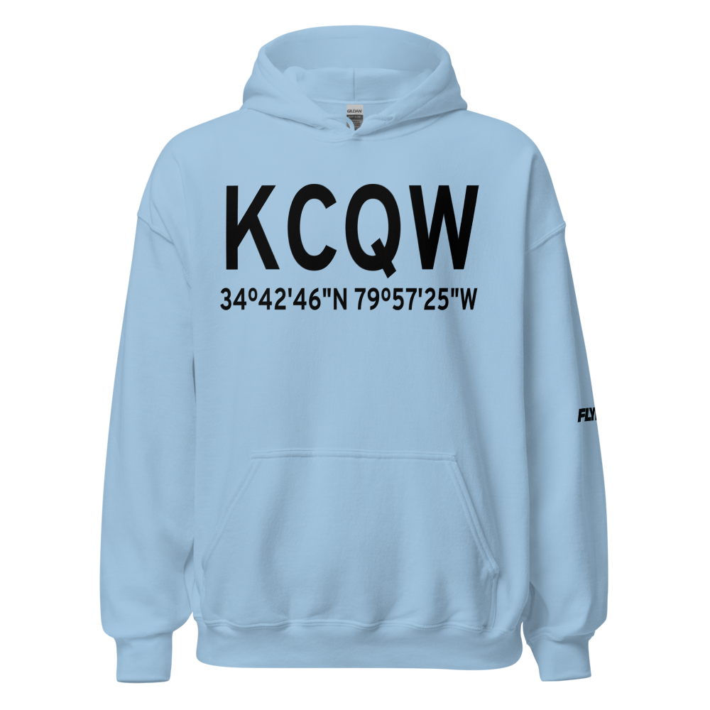 Cheraw Municipal Airport/Lynch Bellinger Field (KCQW) ICAO Hoodie Sweatshirt 