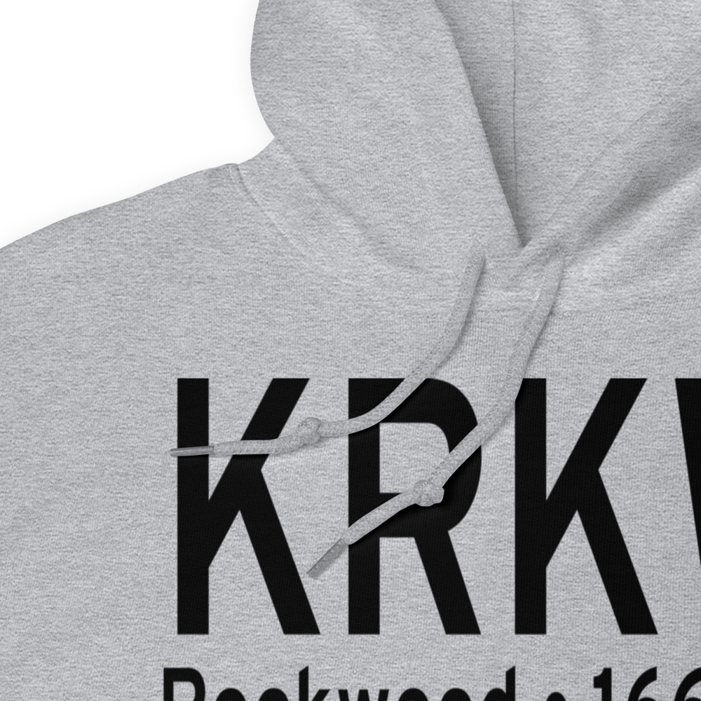 Rockwood Municipal Airport (KRKW) ICAO Hoodie Sweatshirt 