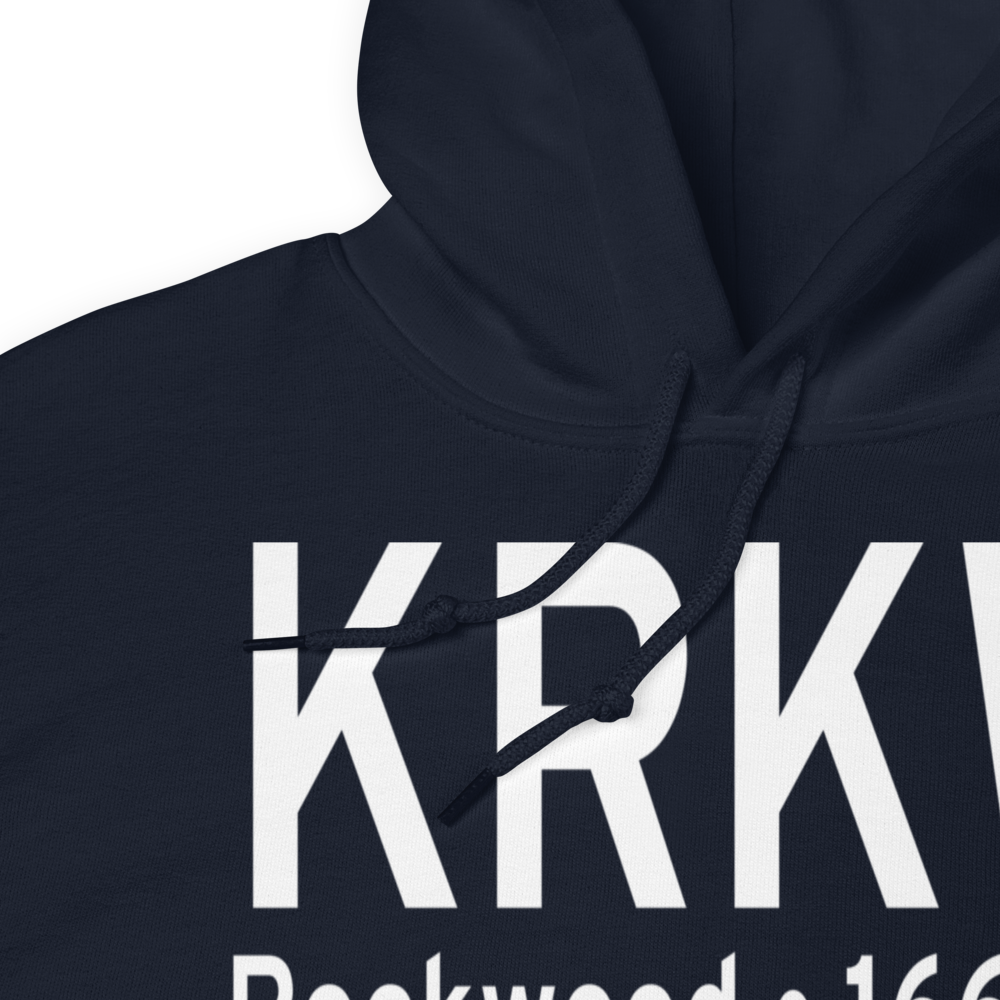 Rockwood Municipal Airport (KRKW) ICAO Hoodie Sweatshirt 