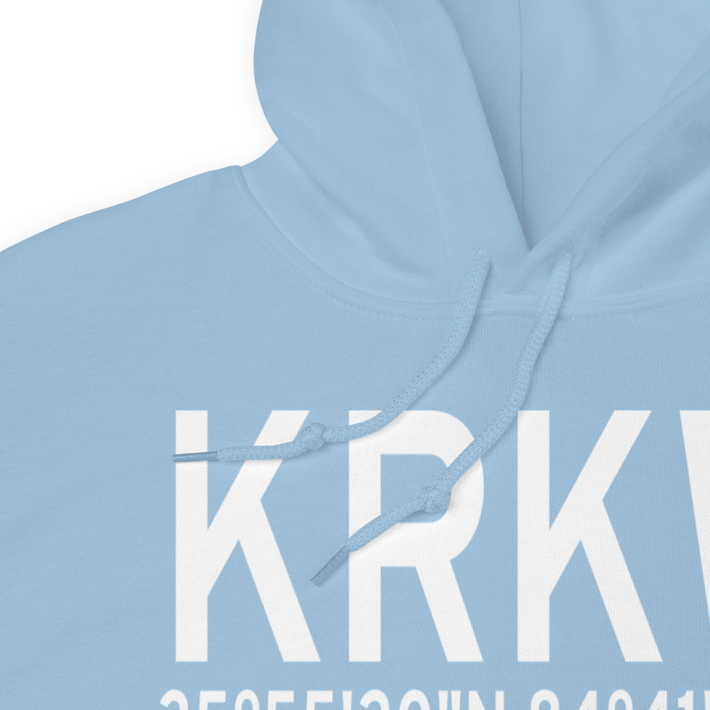 Rockwood Municipal Airport (KRKW) ICAO Hoodie Sweatshirt 