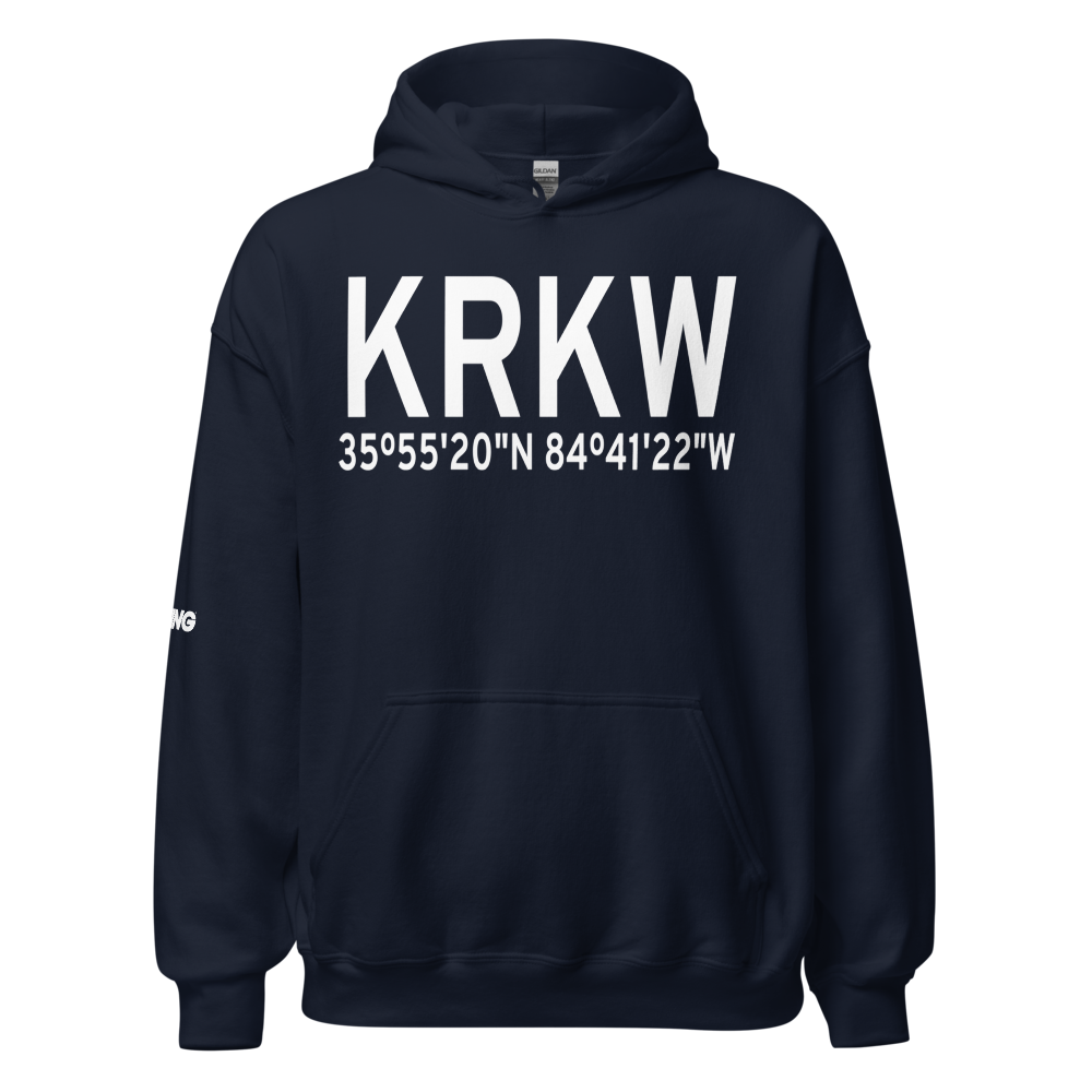 Rockwood Municipal Airport (KRKW) ICAO Hoodie Sweatshirt 