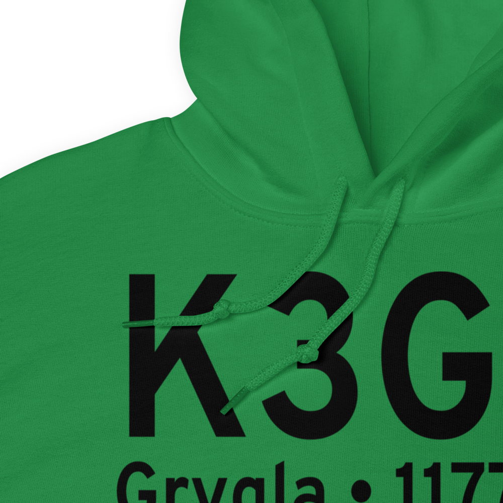 Grygla Municipal Mel Wilkens Field (K3G2) ICAO Hoodie Sweatshirt 