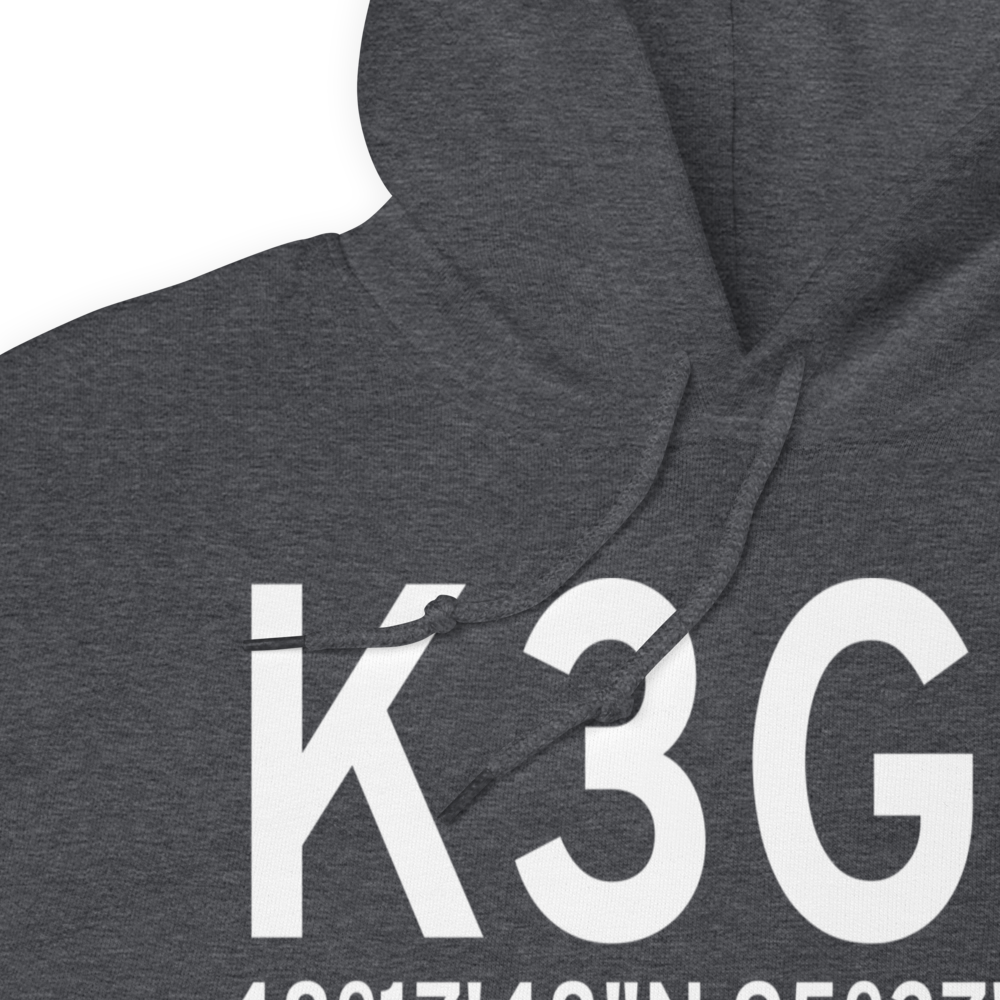 Grygla Municipal Mel Wilkens Field (K3G2) ICAO Hoodie Sweatshirt 