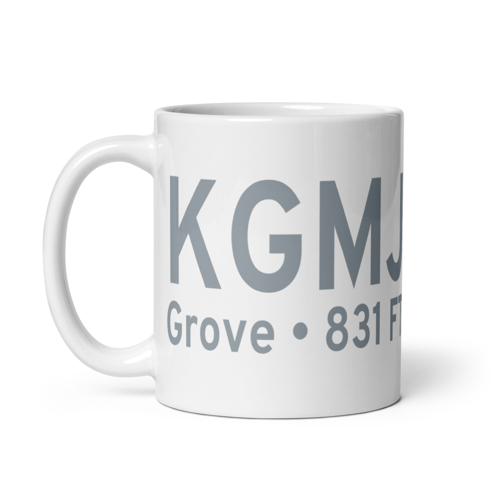 Grove Municipal Airport (KGMJ) ICAO Mug 