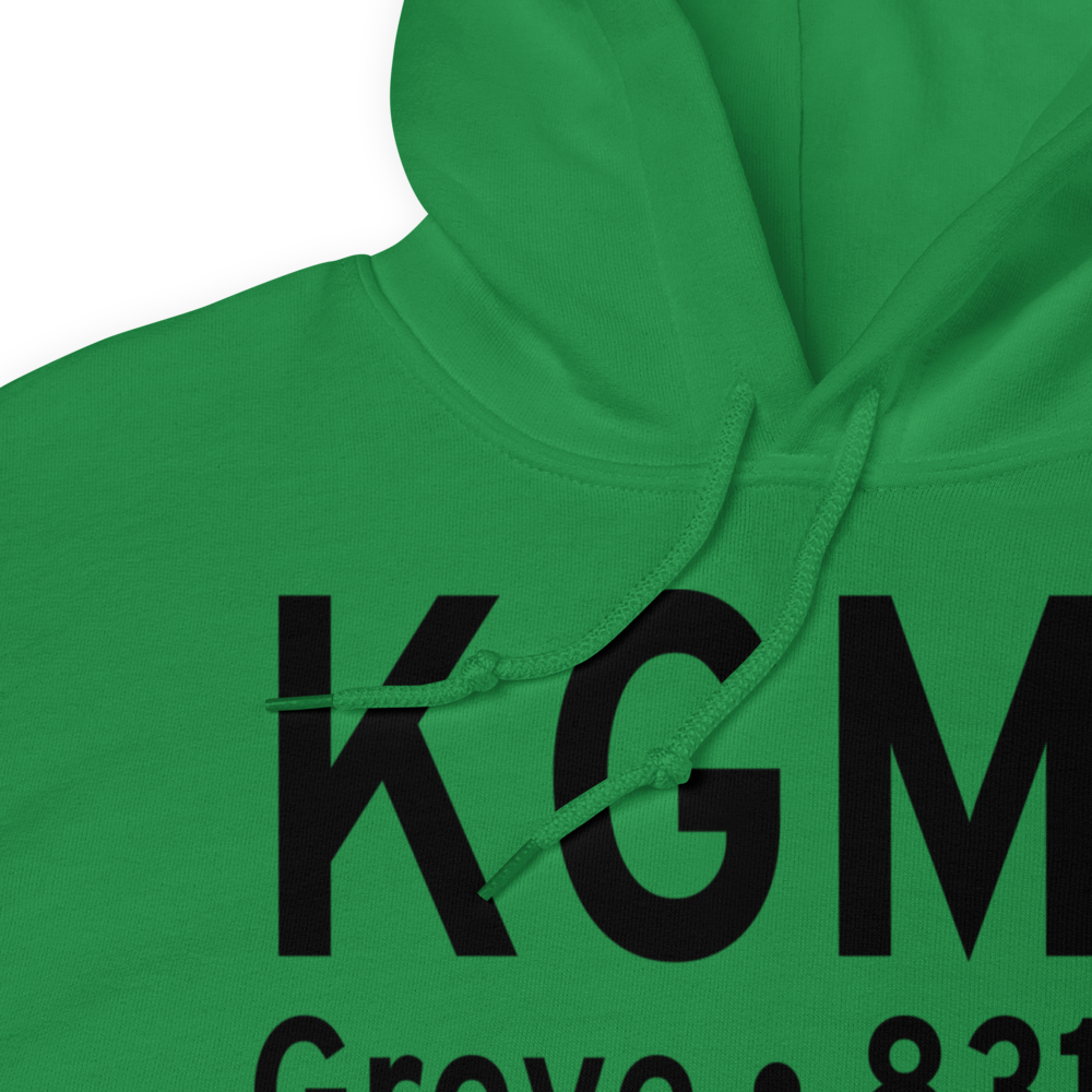 Grove Municipal Airport (KGMJ) ICAO Hoodie Sweatshirt 