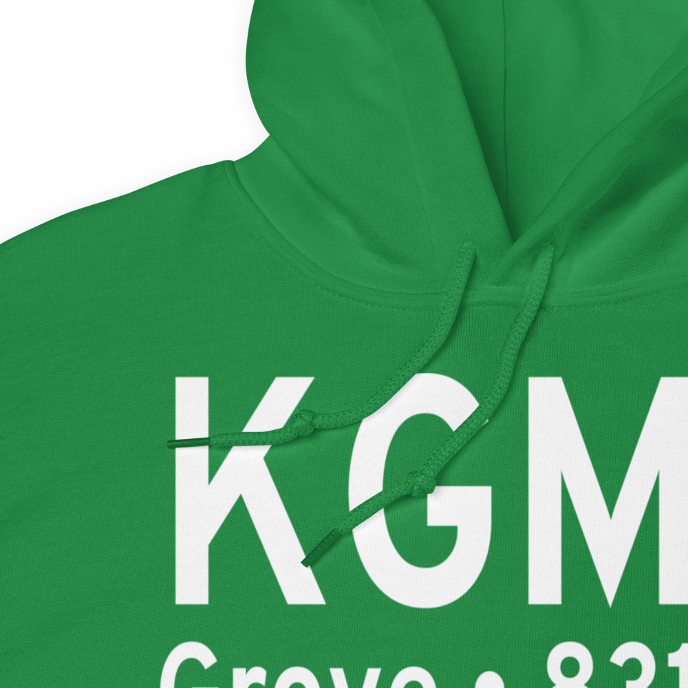 Grove Municipal Airport (KGMJ) ICAO Hoodie Sweatshirt 