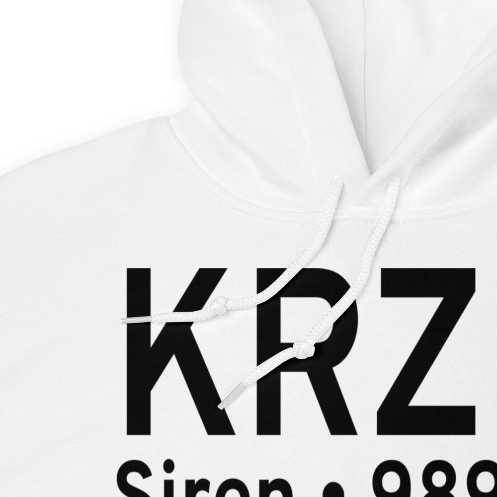 Burnett County Airport (KRZN) ICAO Hoodie Sweatshirt 