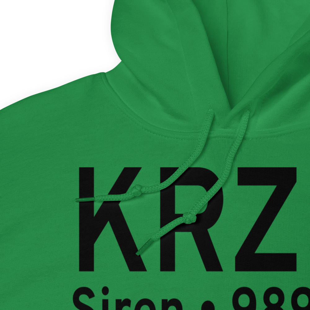 Burnett County Airport (KRZN) ICAO Hoodie Sweatshirt 