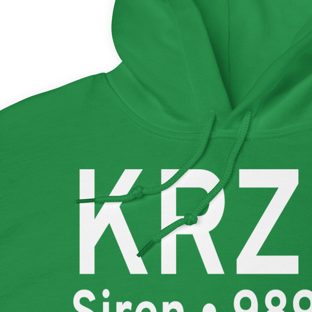 Burnett County Airport (KRZN) ICAO Hoodie Sweatshirt 