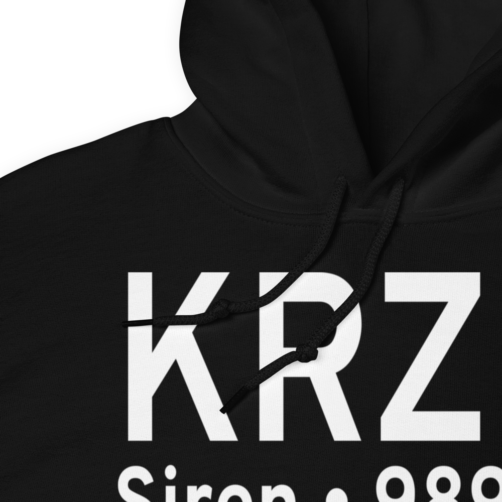 Burnett County Airport (KRZN) ICAO Hoodie Sweatshirt 