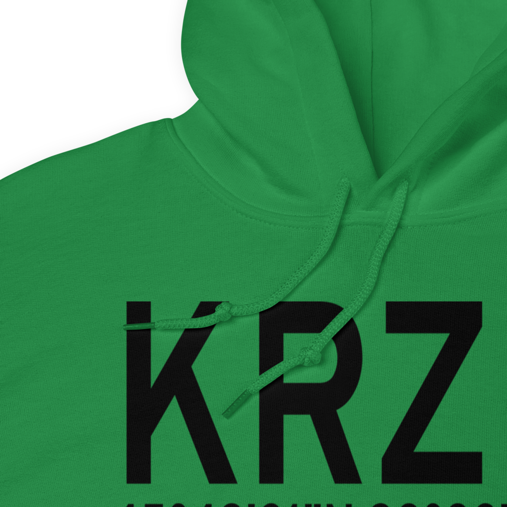 Burnett County Airport (KRZN) ICAO Hoodie Sweatshirt 