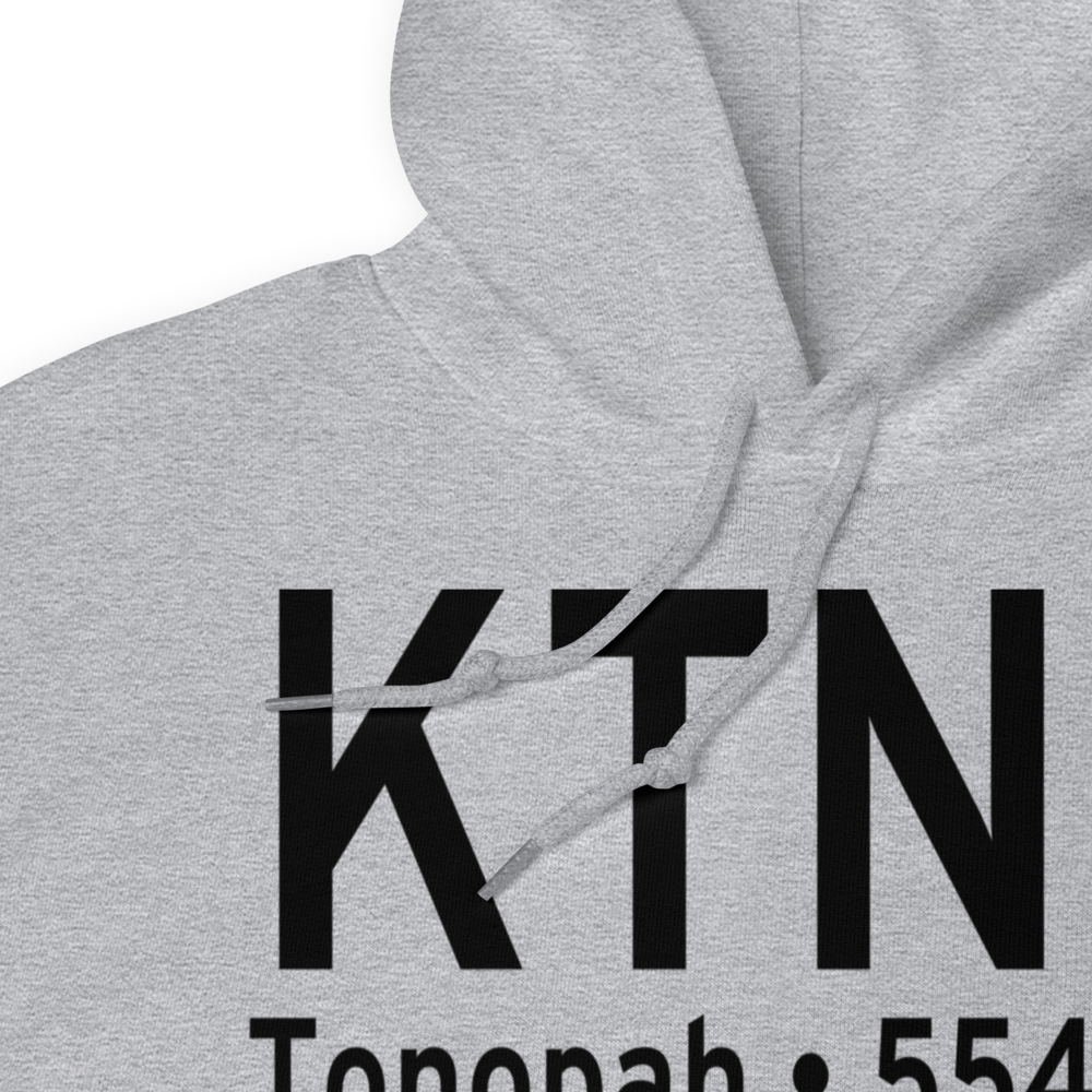 Tonopah Test Range Airport (KTNX) ICAO Hoodie Sweatshirt 