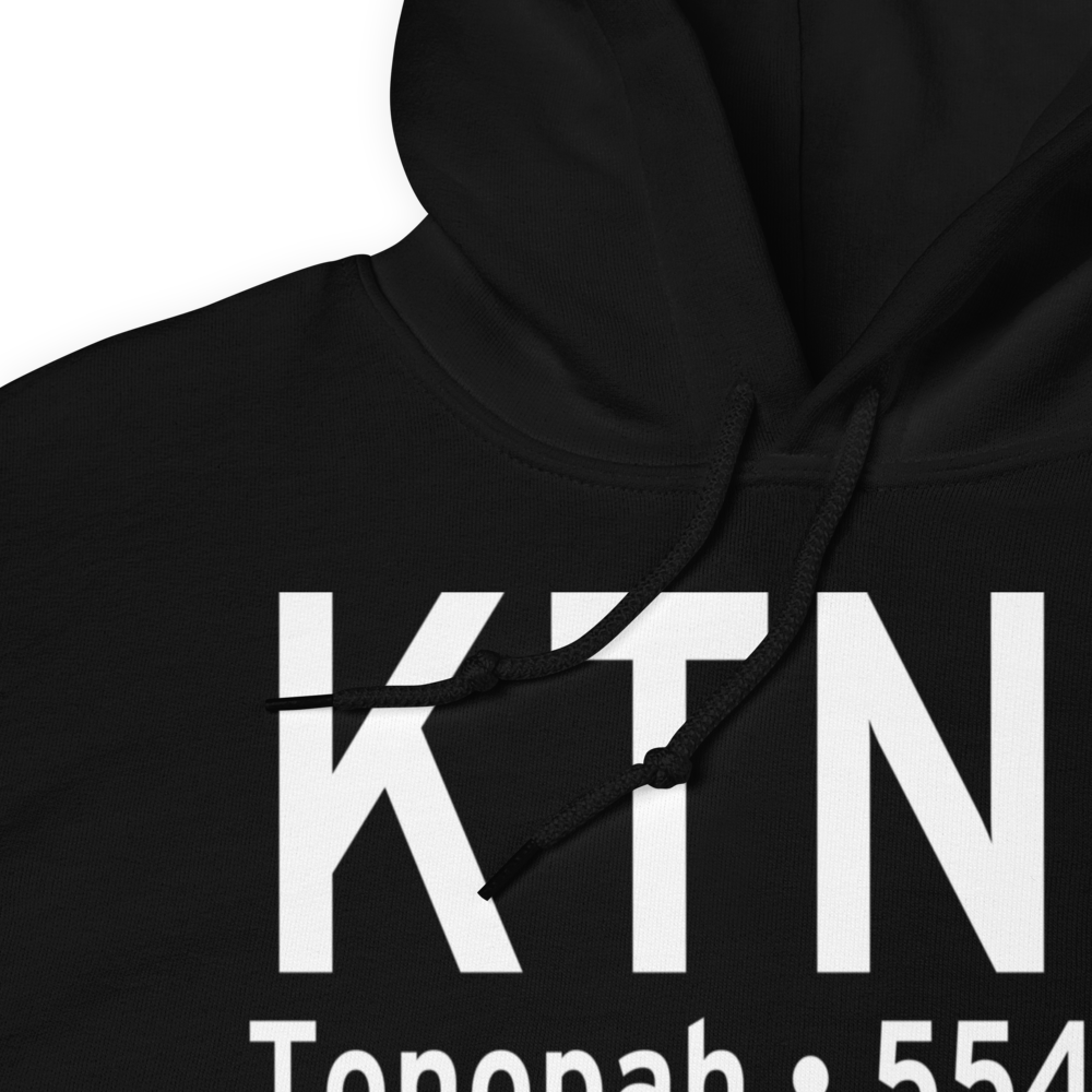 Tonopah Test Range Airport (KTNX) ICAO Hoodie Sweatshirt 