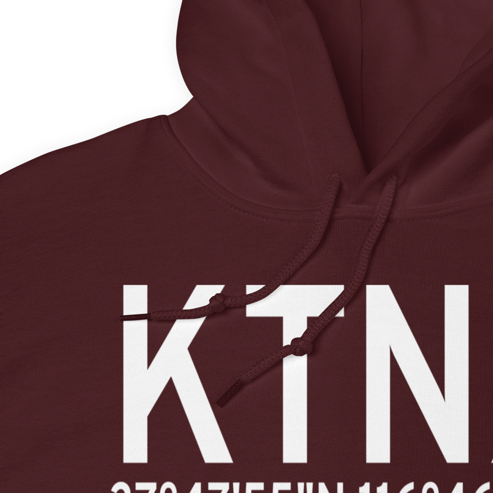 Tonopah Test Range Airport (KTNX) ICAO Hoodie Sweatshirt 