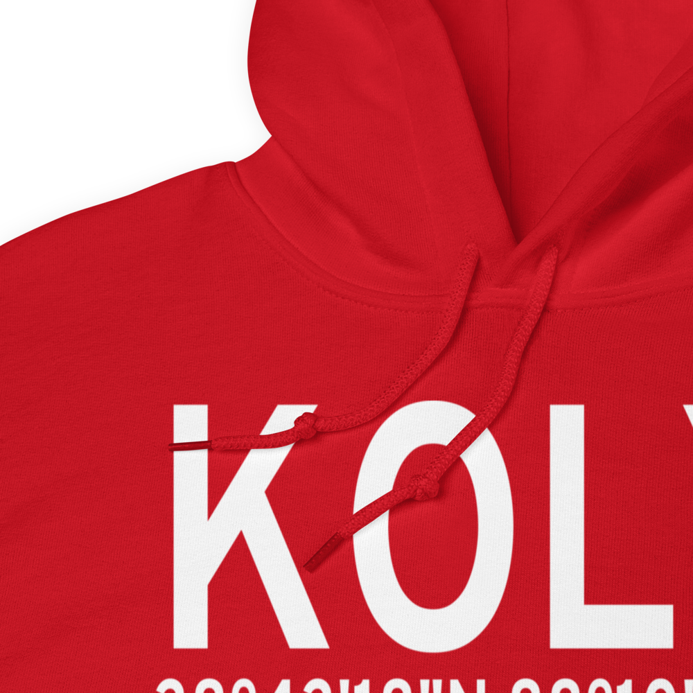 Olney Noble Airport (KOLY) ICAO Hoodie Sweatshirt 