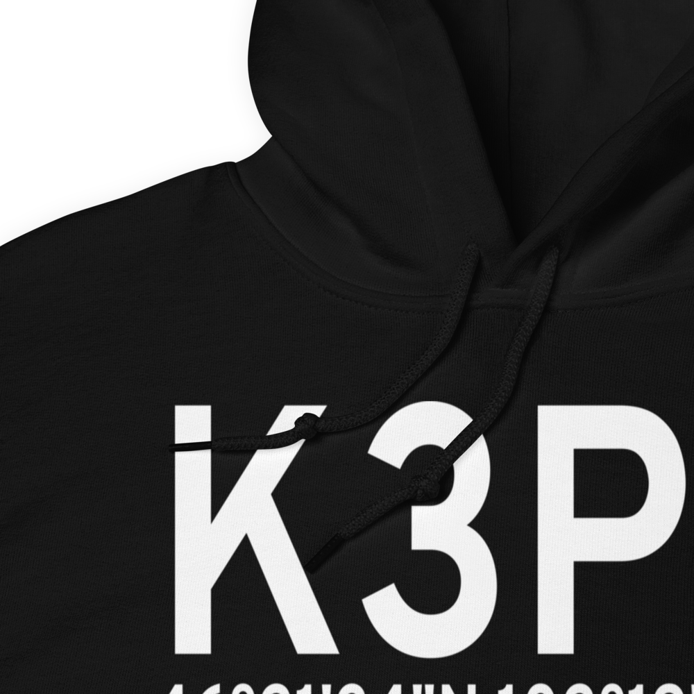 Mott Municipal Airport (K3P3) ICAO Hoodie Sweatshirt 