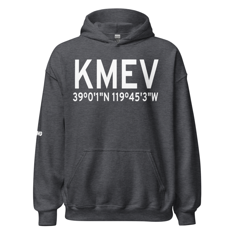 Minden-Tahoe Airport (KMEV) ICAO Hoodie Sweatshirt 
