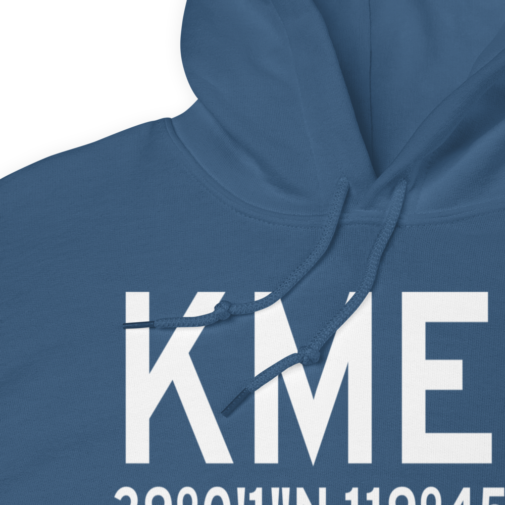 Minden-Tahoe Airport (KMEV) ICAO Hoodie Sweatshirt 
