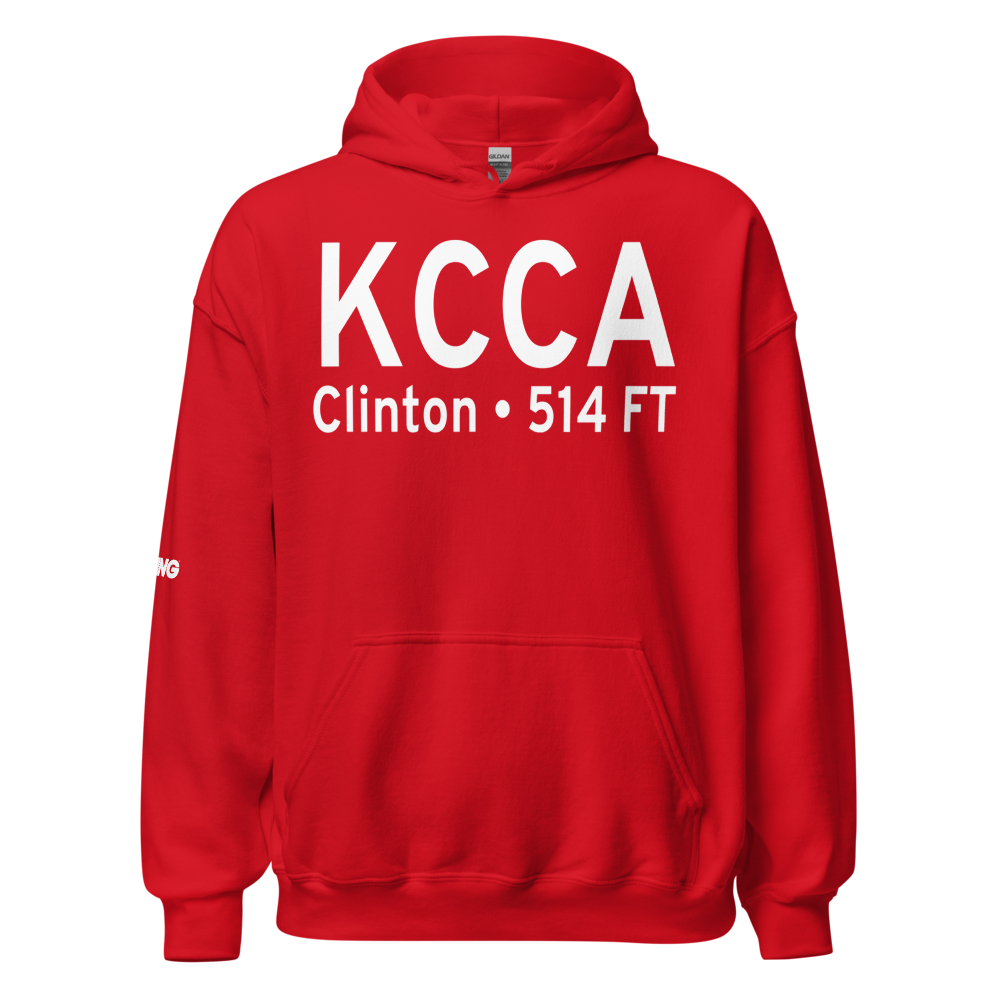 Clinton Municipal Airport (KCCA) ICAO Hoodie Sweatshirt 