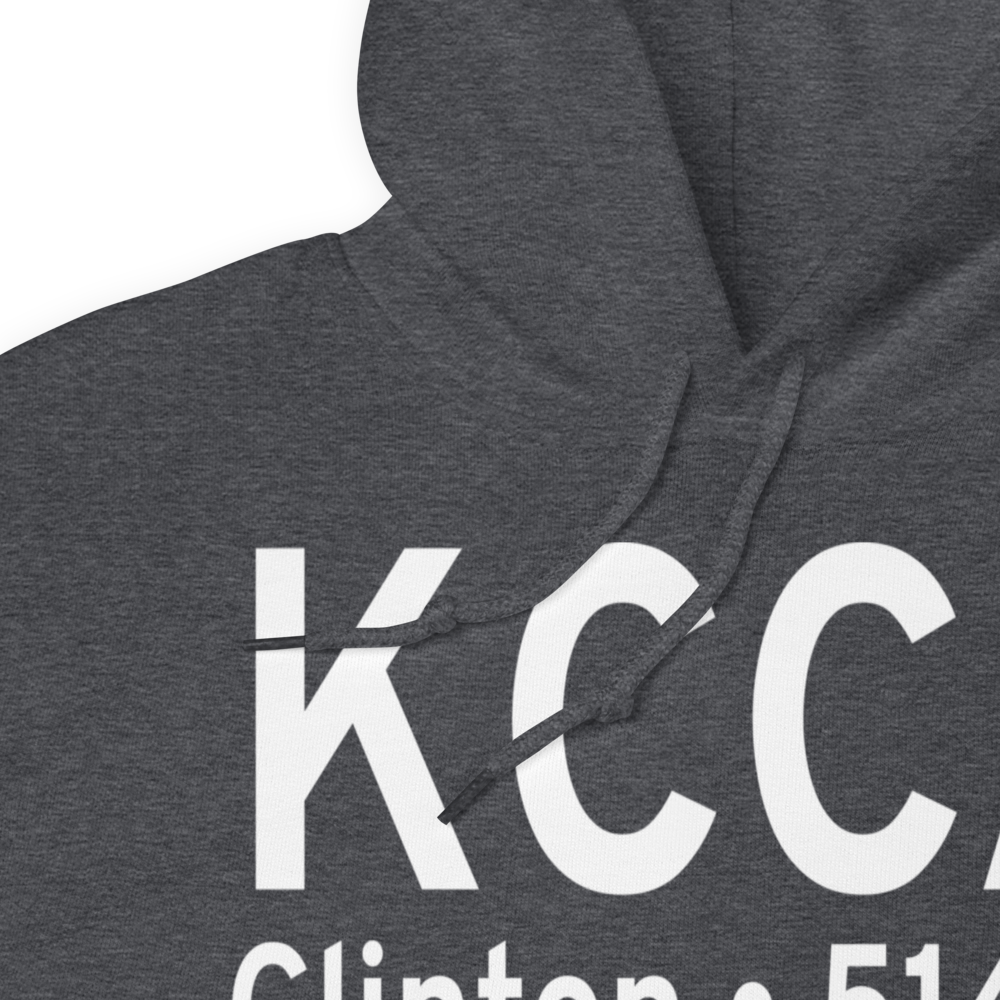 Clinton Municipal Airport (KCCA) ICAO Hoodie Sweatshirt 