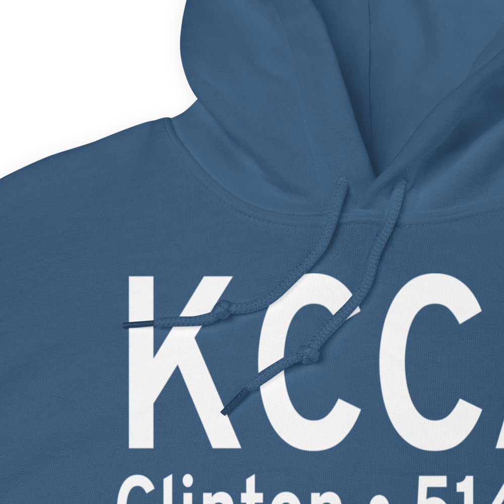 Clinton Municipal Airport (KCCA) ICAO Hoodie Sweatshirt 