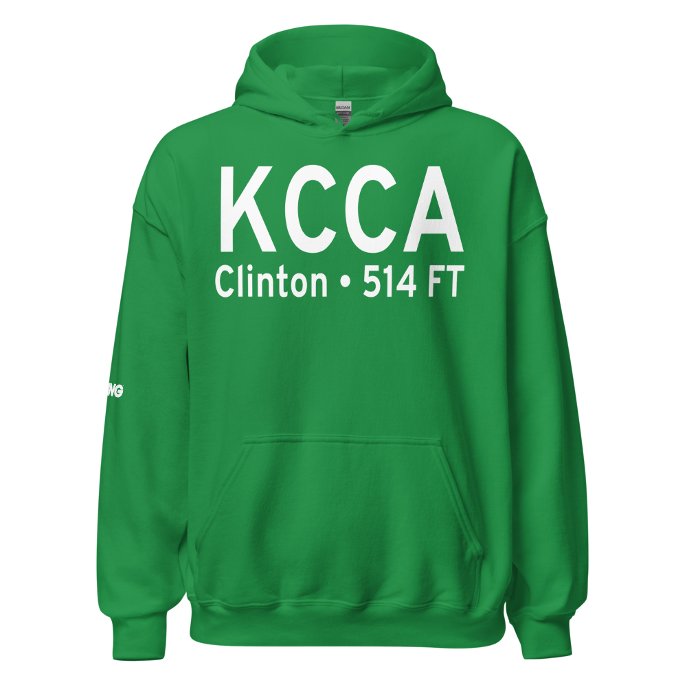 Clinton Municipal Airport (KCCA) ICAO Hoodie Sweatshirt 