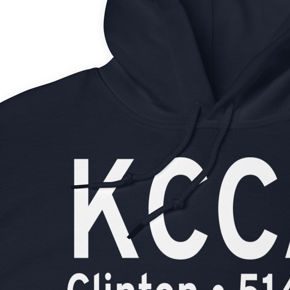 Clinton Municipal Airport (KCCA) ICAO Hoodie Sweatshirt 