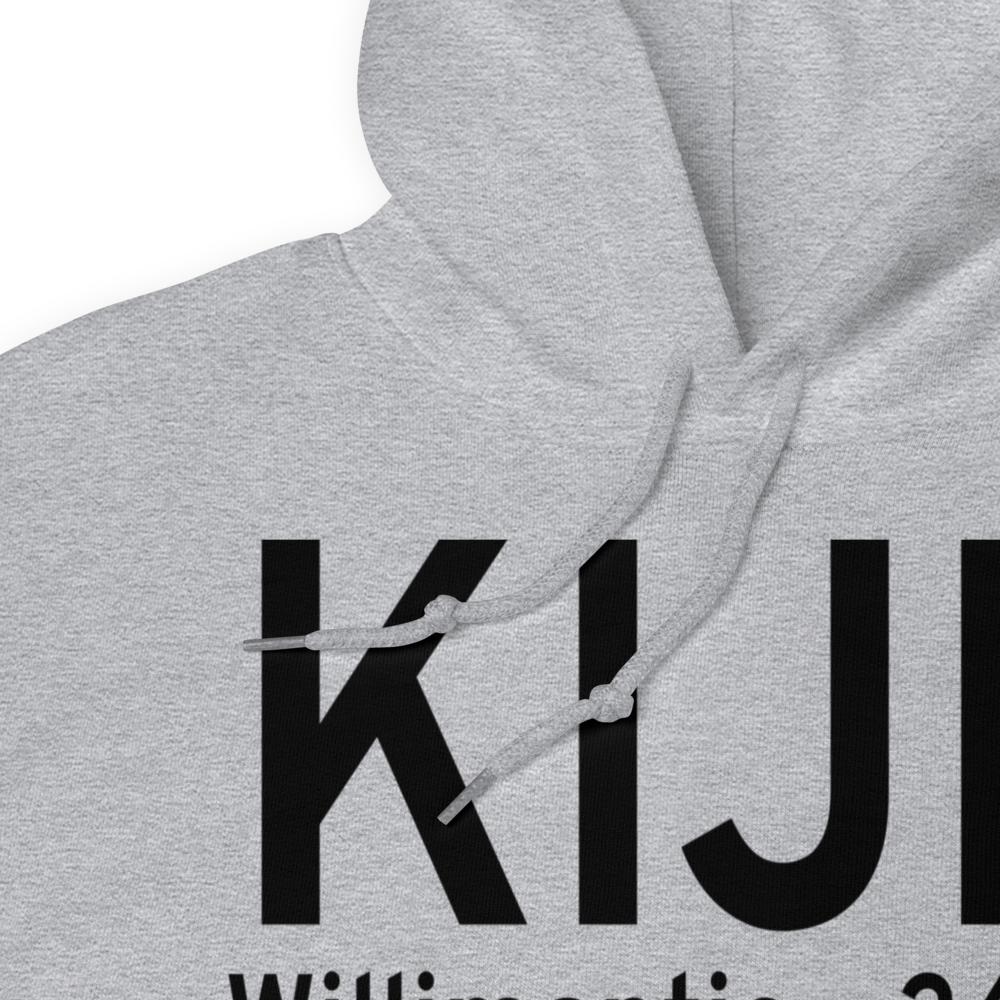 Windham Airport (KIJD) ICAO Hoodie Sweatshirt 