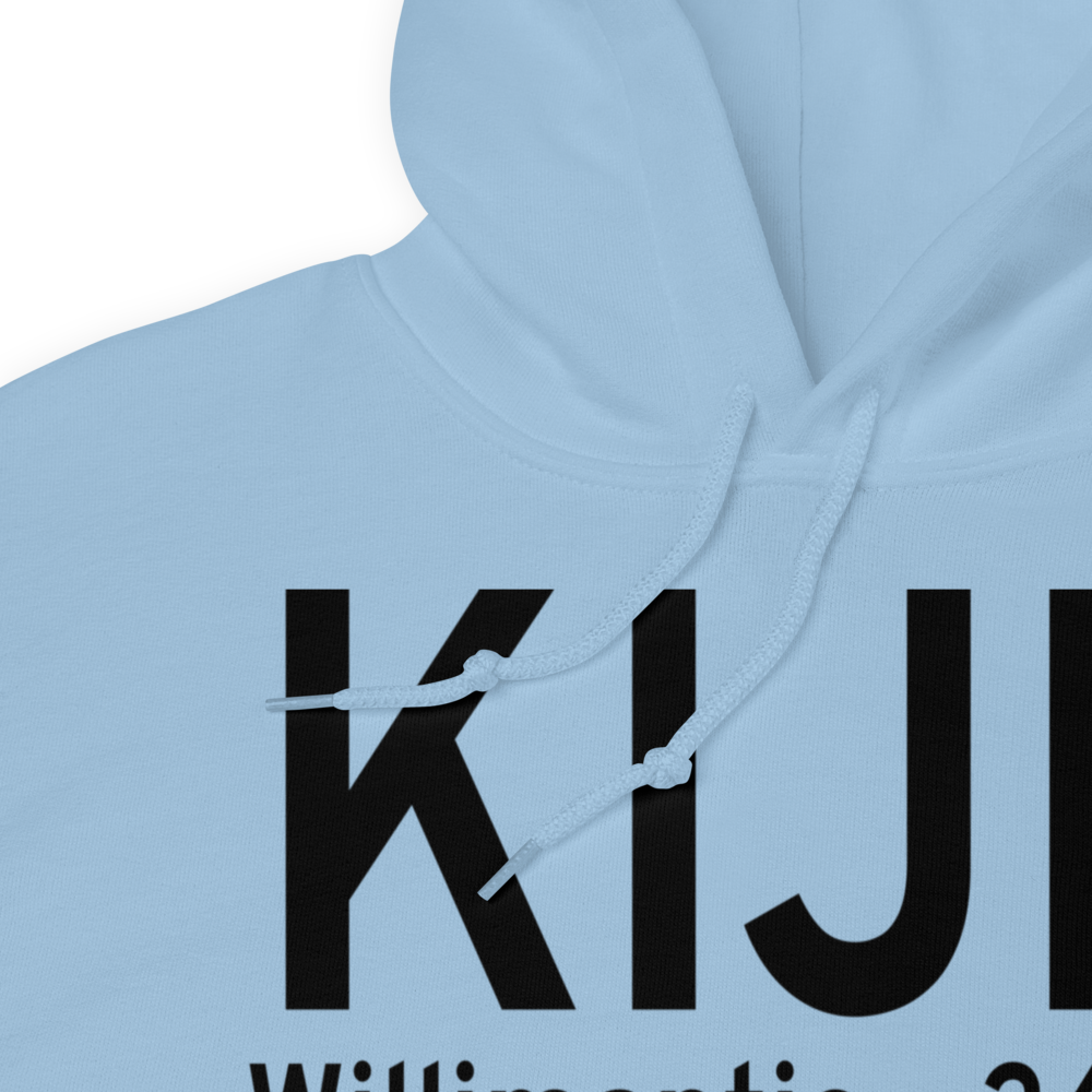 Windham Airport (KIJD) ICAO Hoodie Sweatshirt 